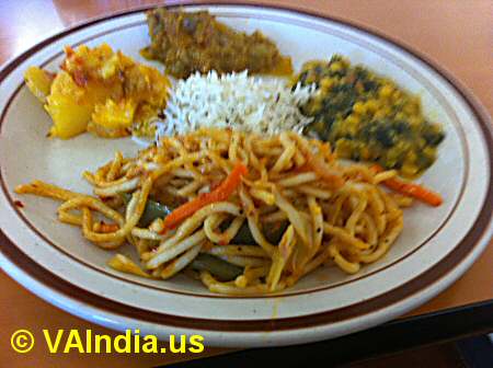 Rasoi of India Noodles, Veg Entrees © VAIndia.us